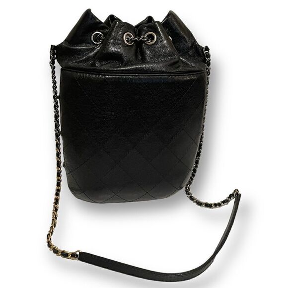 ❤️SOLD❤️CHANEL Gabrielle Medium Purse/ Crossbody Bag in Quilted Black Caviar - Picture 7 of 16